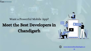 Want a Powerful Mobile App Meet the Best Developers in Chandigarh