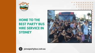 Home to the Best Party Bus Hire Service in Sydney