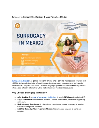 Surrogacy in Mexico | Georgia Surrogacy Agency