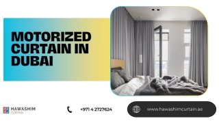 Motorized curtain In Dubai PDF