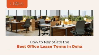 Tips to Negotiate the Best Office Lease Terms in Doha