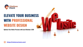 Boost Your Online Presence with Website Design & Local Citations