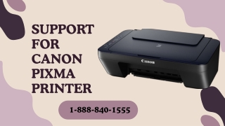 Support For Canon Pixma Printer