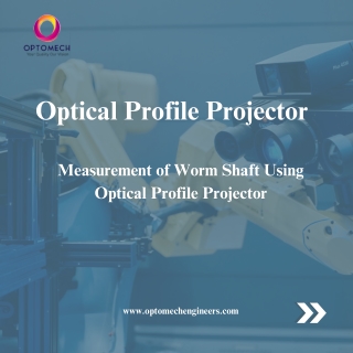Writing (3)Measurement of Worm Shaft Using Optical Profile Projector