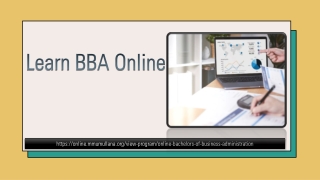 Learn BBA Online