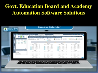 Govt. Education Board and Academy Automation Software Solutions