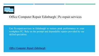 Office Computer Repair Edinburgh | Pc-repair.services