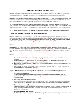 X Malatang hand book