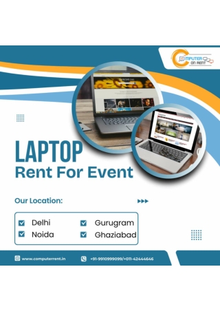 Laptop Rents For Events! 9910999099