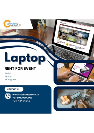 Laptop Rents For Events! 9910999099