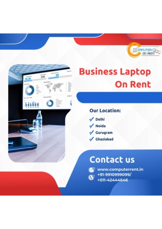 Business Laptop for Rent! 9910999099