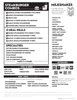steak and shake menu with prices