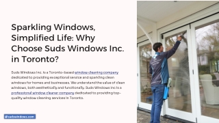Window Washing Toronto | Professional Window Cleaner Company