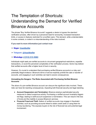 The Temptation of Shortcuts_ Understanding the Demand for Verified Binance Accounts (1)