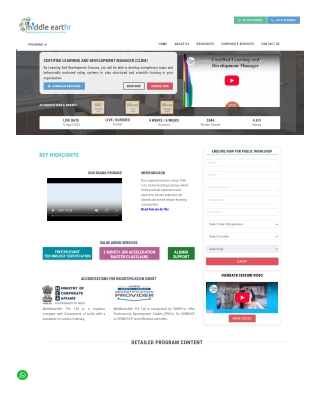 Learning and Development Courses