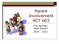 parent involvement act 603