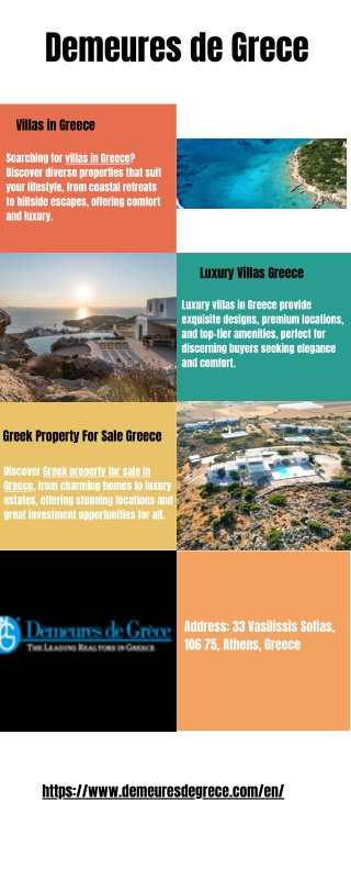 Villas in Greece