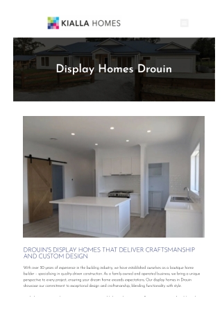 Display Homes Drouin