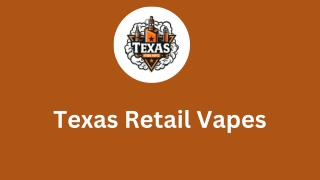 Texas Retail Vapes