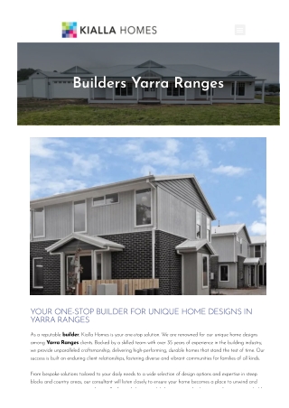 Builders Yarra Ranges