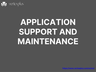 Maximize Efficiency with Reliable Application Maintenance and Support