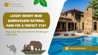 luxury resort near bandhavgarh national park for a perfect stay