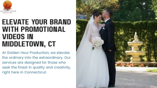 Elevate Your Brand with Promotional Videos in Middletown, CT