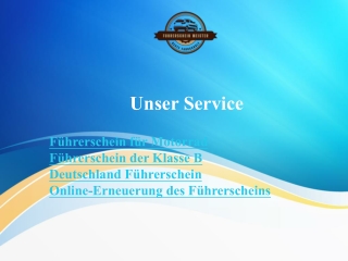 Führerschein für