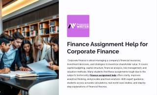 Finance-Assignment-Help-for-Corporate-Finance