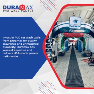 Get car wash bay walls from Duramax at factory-direct prices
