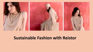 sustainable fashion