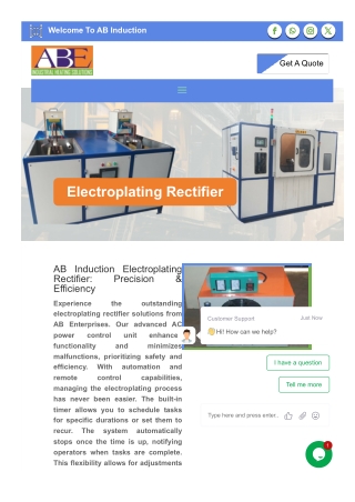 Industrial Applications of Electroplating Rectifiers