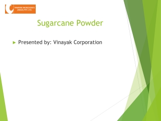 Spray Dried Sugarcane Powder Manufacturer & Supplier