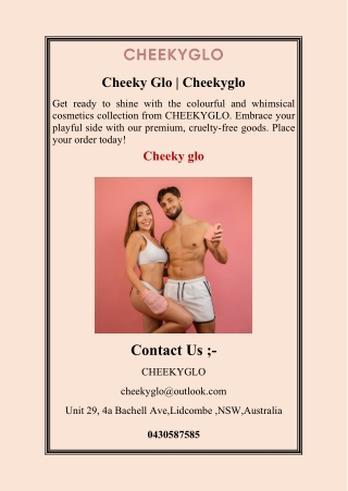 Cheeky Glo | Cheekyglo