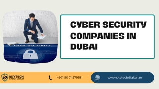 cyber security companies in dubai