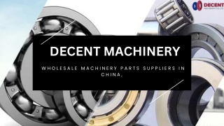 wholesale machinery parts suppliers in China