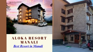 Best Resort in Manali