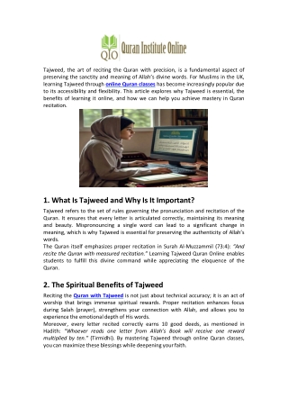 Why Tajweed is Essential Learn Perfect Quran Recitation Online in the UK (2)