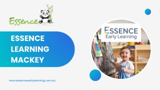 Essence Early Learning Mackay Slide