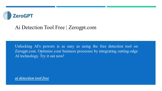 Ai Detection Tool Free | Zerogpt.com