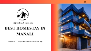 BEST HOMESTAY IN MANALI