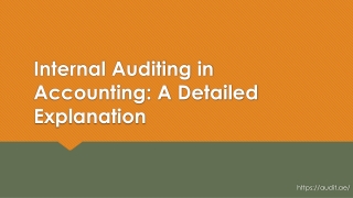 Internal Auditing in Accounting