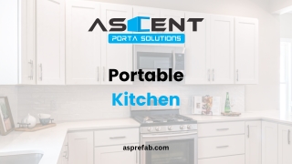 Temporary Modular Kitchen for Events & Job Sites - Ascent Porta