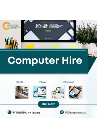 Corporate Computer hire in Noida! 9910999099