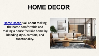 Homedecor
