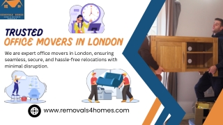 Trusted Office Movers in London
