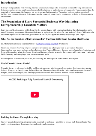 Building Your Business Blueprint: Essentials for Long-Term Success