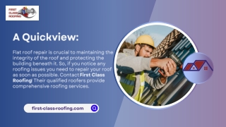 High-Quality & Effective Flat Roof Repair Services in Canton, Ohio