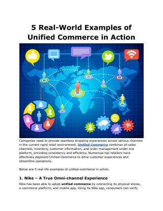 5 Real-World Examples of Unified Commerce in Action