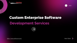 Custom Enterprise Software & Application Development Services
